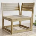 Miniatyrbillede 1 af 8: vidaXL hjørnemodul til havesofa 73x73x78 cm imprægneret fyrretræ