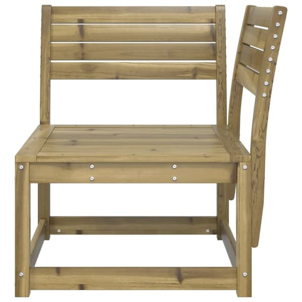 vidaXL Hagesofa for hjørne 73x73x78 cm impregnert furu