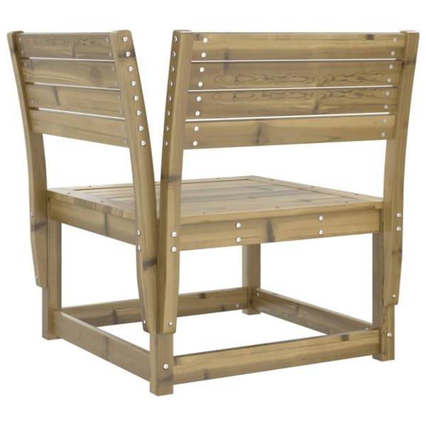 vidaXL Hagesofa for hjørne 73x73x78 cm impregnert furu