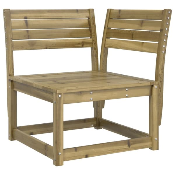 vidaXL Hagesofa for hjørne 73x73x78 cm impregnert furu
