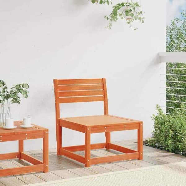 vidaXL Hagesofa voksbrun heltre furu