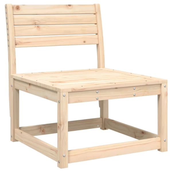 vidaXL Hagesofaer med puter 2 stk heltre furu