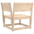 Miniatyrbilde 6 av 8: vidaXL Hagesofa for hjørne 73x73x78 cm heltre furu