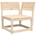 Miniatyrbilde 2 av 8: vidaXL Hagesofa for hjørne 73x73x78 cm heltre furu