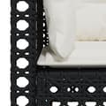 Miniatyrbillede 7 af 9: vidaXL hjørnemoduler til havesofa 2 stk. med hynder polyrattan sort