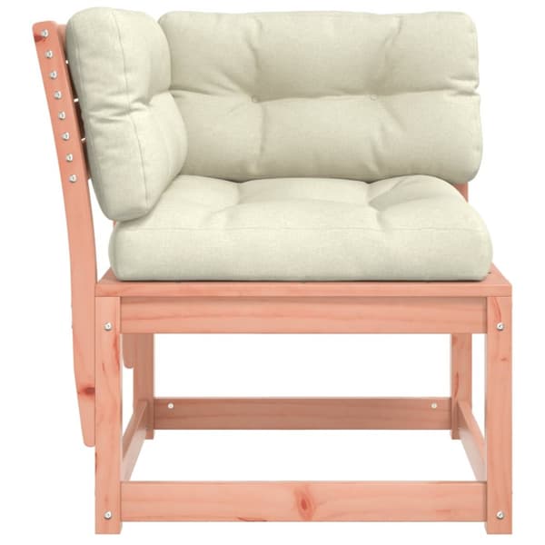The Living Store hjørnemodul til sofa 73x73x78 cm m. hynder massivt douglasgran - Udendørs sofaer