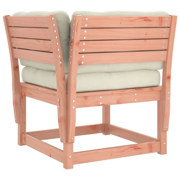 The Living Store hjørnemodul til sofa 73x73x78 cm m. hynder massivt douglasgran - Udendørs sofaer