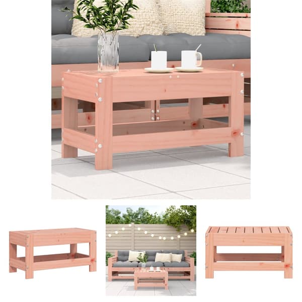 The Living Store haveskammel 62x30x32 cm massivt douglasgran -  Udendørs sofaer
