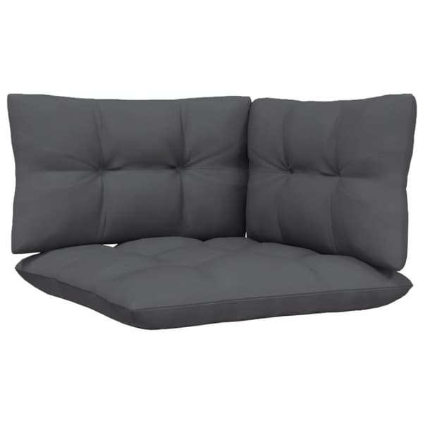 2-personers havesofa med antracitgrå hynder massivt fyrretræ - 2-personers Havesofa - 2-personers Havesofaer - Home & Living