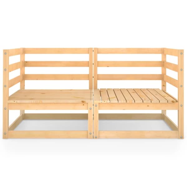 2-personers havesofa massivt fyrretræ - Havesofa - Havesofaer - Home & Living