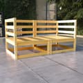 Miniatyrbillede 2 af 7: 2-personers havesofa massivt fyrretræ - Havesofa - Havesofaer - Home & Living