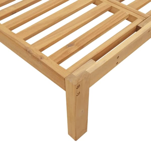 vidaXL hjørnemodul til pallesofa massivt akacietræ