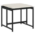 Miniatyrbillede 5 af 9: vidaXL haveskamler 4 stk. med hynder polyrattan sort