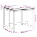 Miniatyrbillede 9 af 9: vidaXL haveskamler 4 stk. med hynder polyrattan sort