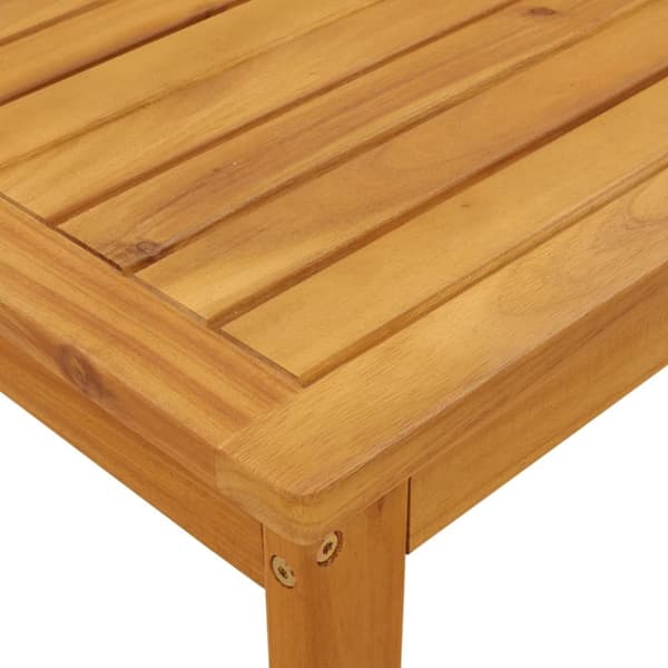 vidaXL Puutarhapöytä 100x60x30 cm täysi akasiapuu