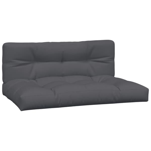 vidaXL midtermoduler til pallesofa 2 stk. med hynder massivt akacietræ