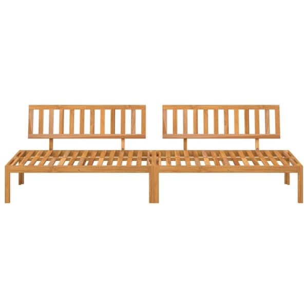 vidaXL Hagesofa paller 2 stk heltre akasie