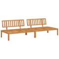 Miniatyrbillede 2 af 7: vidaXL midtermoduler 2 stk. til pallesofa massivt akacietræ