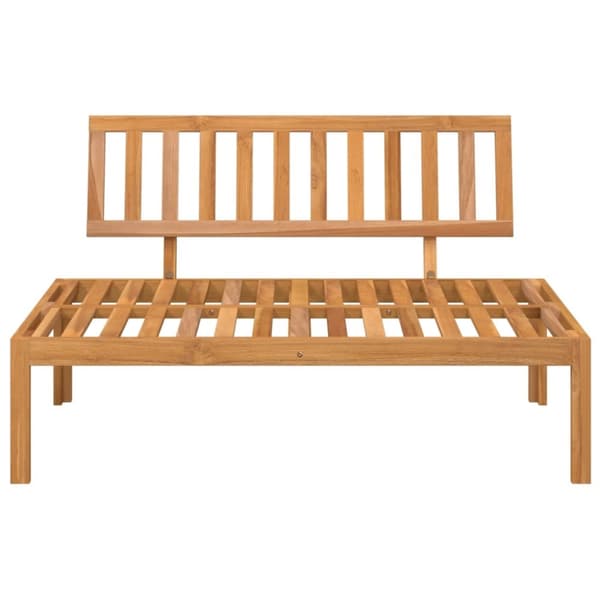 vidaXL midtermodul til pallesofa massivt akacietræ