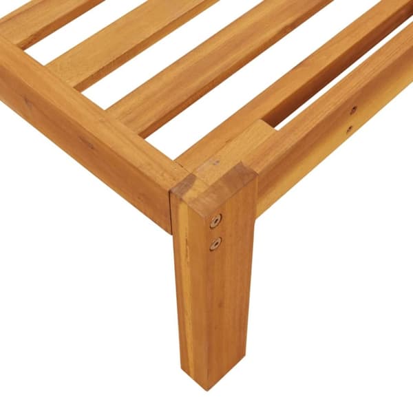 vidaXL midtermodul til pallesofa massivt akacietræ
