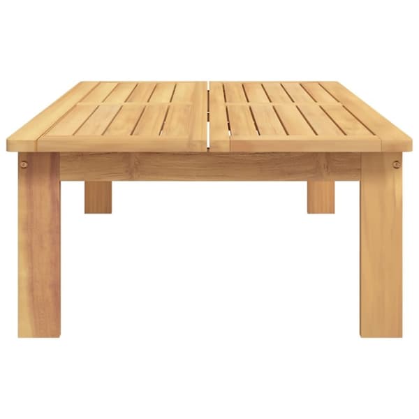 vidaXL Puutarhapöytä 100x60x30 cm täysi akasiapuu