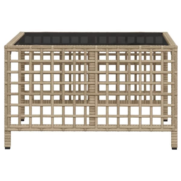 vidaXL hjørnesofasæt til haven 3 dele med hynder polyrattan beige