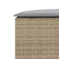 Miniatyrbillede 11 af 11: vidaXL sofasæt til haven 3 dele halvrund polyrattan beige