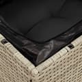 Miniatyrbillede 9 af 11: vidaXL hjørnemodul til havesofa med hynder polyrattan lysegrå