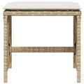 Miniatyrbillede 6 af 11: vidaXL haveskamler 4 stk. med hynder 41x41x36 cm polyrattan beige