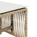 Miniatyrbillede 10 af 11: vidaXL haveskamler 4 stk. med hynder 41x41x36 cm polyrattan beige