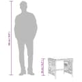 Miniatyrbillede 11 af 11: vidaXL haveskamler 4 stk. med hynder 41x41x36 cm polyrattan beige
