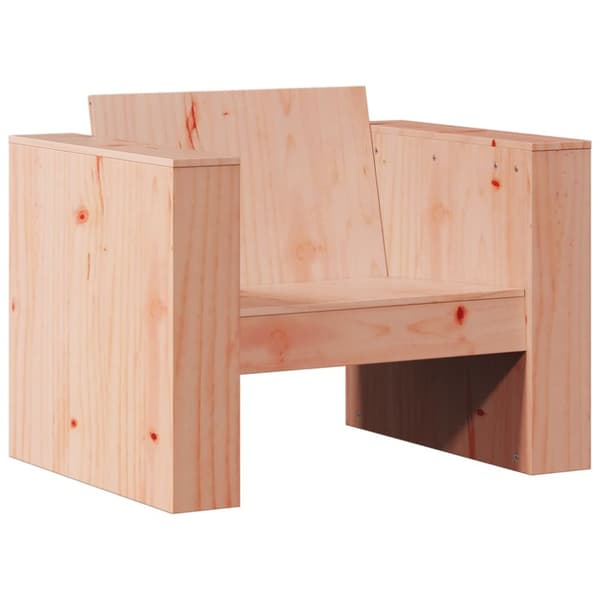 Trädgårdsfåtölj 79x60x62 cm massivt douglasträ