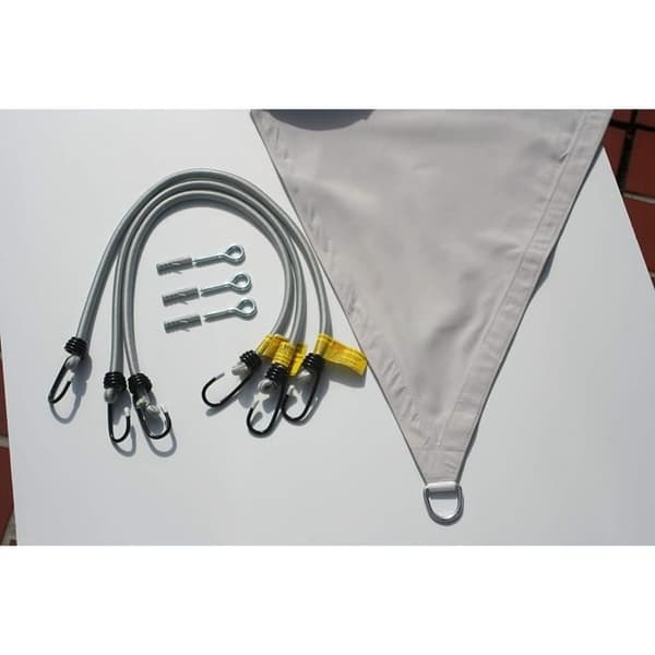 Peddy Shield GmbH Sonnensegel 360x360 si/GR Poly, - 06-77-07-02