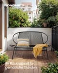 Miniatyrbillede 2 af 6: Havesofa fra Pe Rattan 70 x 138,5 x 79 cm