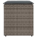 Miniatyrbillede 4 af 11: vidaXL havestole med hynder 2 stk. 40x40x43 cm polyrattan grå