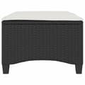 Miniatyrbillede 5 af 10: vidaXL havestole med hynder 2 stk. 55x55x36 cm polyrattan sort