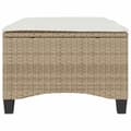 Miniatyrbillede 5 af 10: vidaXL haveskamler 2 stk. med hynder 55x55x36 cm polyrattan beige