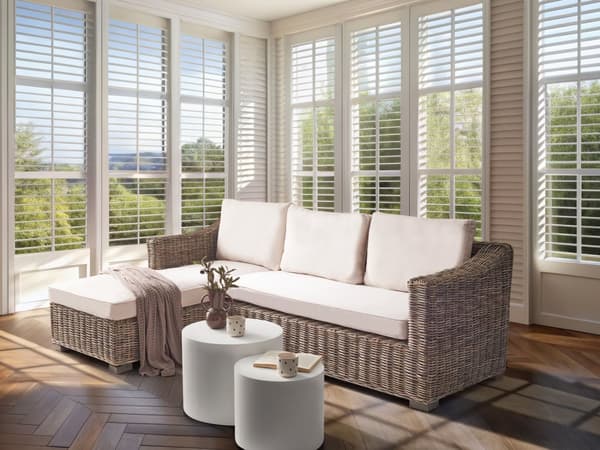 Hagesofa Naturlig Rotting 3 Seter Vevd Flettet Kurvsofa Tradisjonell Stil