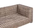 Miniatyrbillede 11 af 11: Loungesæt Kubu Grå Rattan 3 Personers Udendørs Hjørnesofa med Chaiselong Moderne Loungemøbler med Sofabord til Terrasse Have Indretning