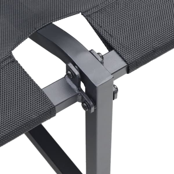 vidaXL Antracit Metal Pladser til mange Udendørs sofa Rektangulær