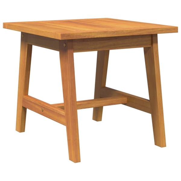 vidaXL Brun Massivt akacietræ Medium Holdbar Akacietræ Side Table