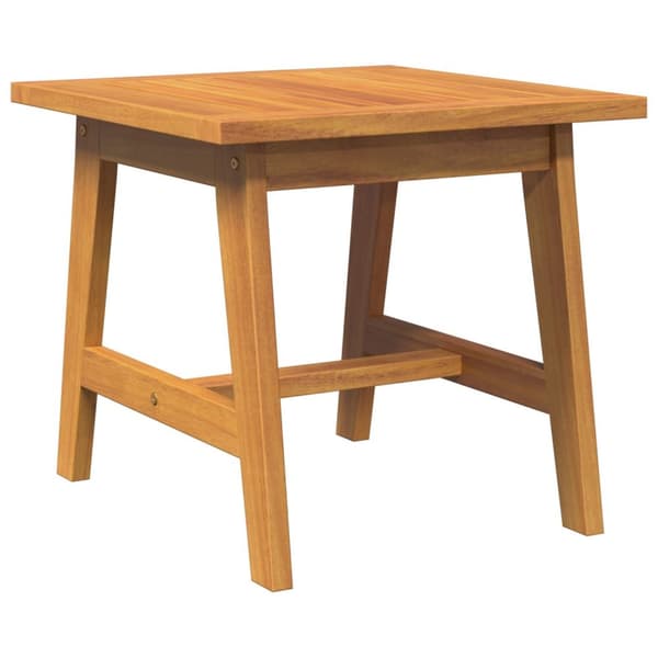 vidaXL Brun Massivt akacietræ Medium Holdbar Akacietræ Side Table