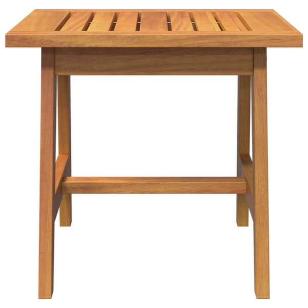 vidaXL Brun Massivt akacietræ Medium Holdbar Akacietræ Side Table