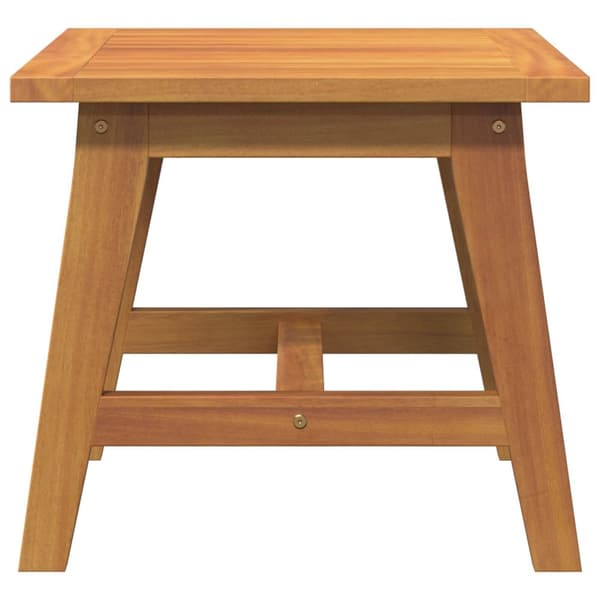 vidaXL Brun Massivt akacietræ Medium Holdbar Akacietræ Side Table