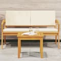 Miniatyrbilde 5 av 11: vidaXL Sidebord 45x45x38 cm Massivt Akasietre