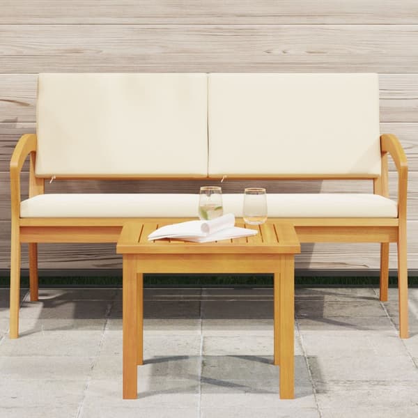 vidaXL Sidebord 45x45x38 cm Massivt Akasietre