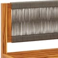 Miniatyrbild 8 av 11: Trädgårdssoffa med dynor 2-sits massivt akaciaträ