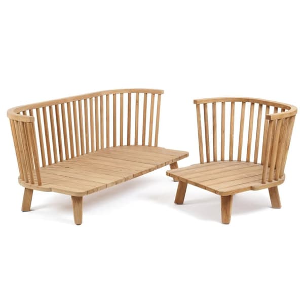 Malawi To-personers Sofa - Naturlig Beige