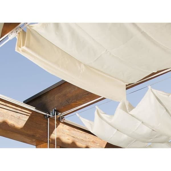 Solskydd - WINDHAGER - Mjuk kabelpresenning - Kräm - 270 x 140 cm