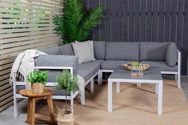 FURNLUX ULKOSOHVA COPACABANA HARMAA & VALKOINEN 74CM